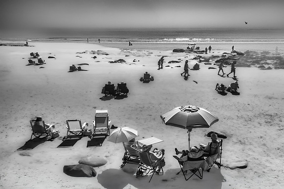 Wells Beach in Infrared