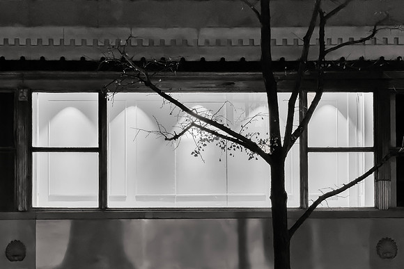 Window Scene at Night