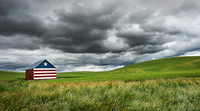Patriotic Barn