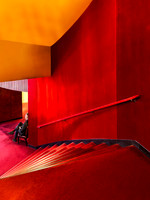 Red Stairway at the Met