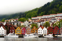 Bergen in Fog