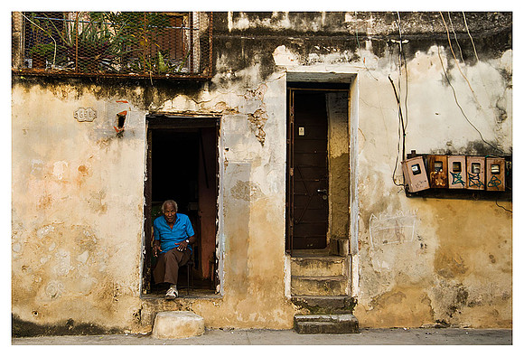 Man in Blue Shirt