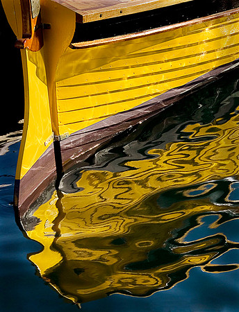 Yellow Dory with Reflection